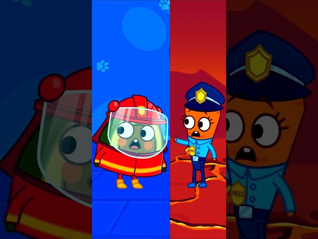 Super Heroes - Firefighter vs Policeman | Rescue Team