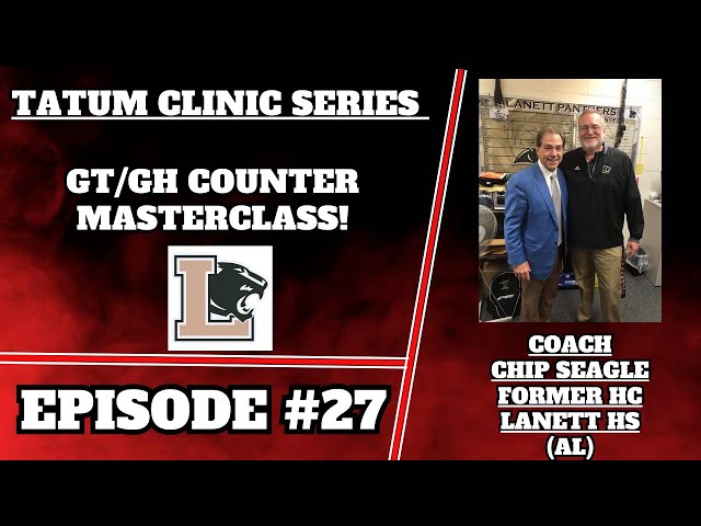 Coach Chip Seagle - GT/GH Counter Masterclass! Diagrams, Film, & Breakdown