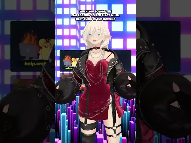 Loading screen that wakes you up! #vrchat #vrchatcommunity #vr #virtualreality