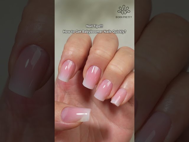 Nail Tips!How to Get Babyboomer Nails Quickly?