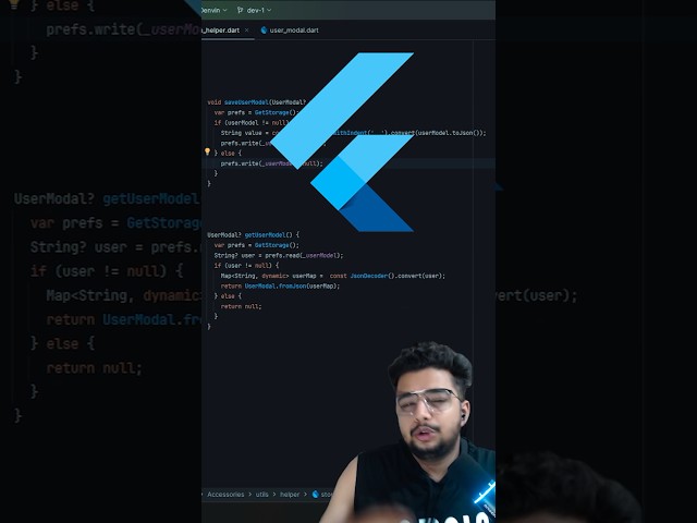 How to save Object in key value pair locally #flutter #flutterinhindi #coding #flutterwithfun