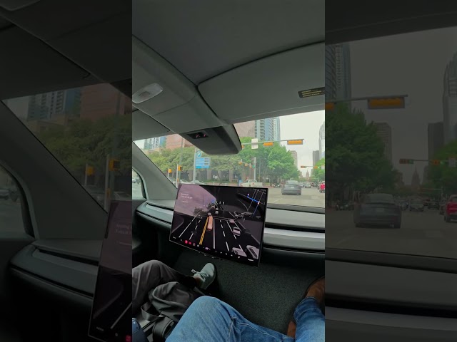 Taking a Cybercab Ride in Austin with Sawyer