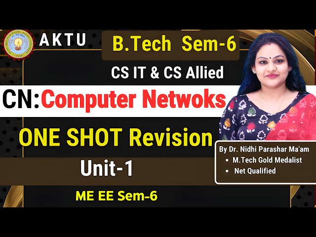Computer Network I Unit-1 I One Shot I Gateway Classes I AKTU