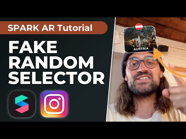 Fake Random Selector - Same output every time | Spark AR Studio Tutorial for Instagram Filters