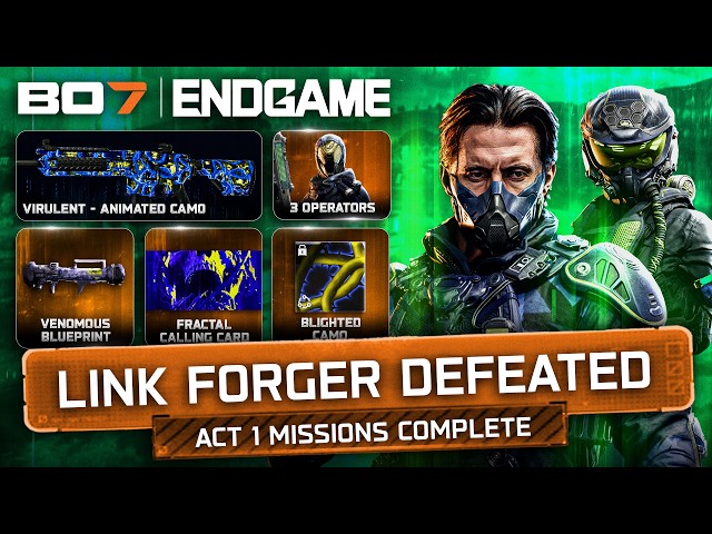 EASY Endgame Link Forger Glitch Boss Guide... (ALL Act 1 Missions & Rewards) - Black Ops 7 Season 3