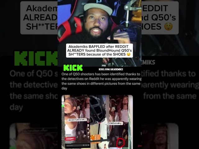 Akademiks BAFFLED after REDDIT  ALREADY found BloundHound Q50’s SH**TERS 😲 #djakademiks