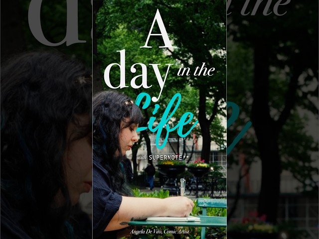 A Day in the Life with Supernote: Angela De Vito, Comic Artist