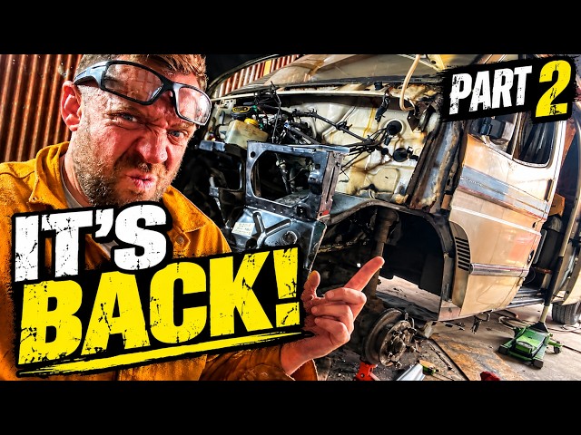 We’re Rebuilding The SCAMMED Motorhome! Cutting Out The Rot | Part 2