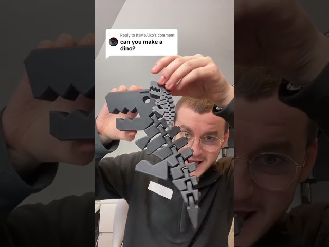 Massive 3D Printed Dino!