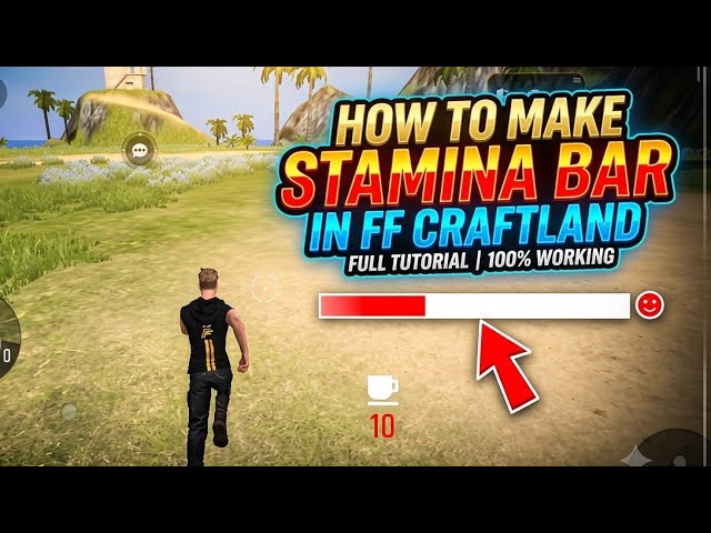 How to make stamina in ff craftland map tutorial video 
