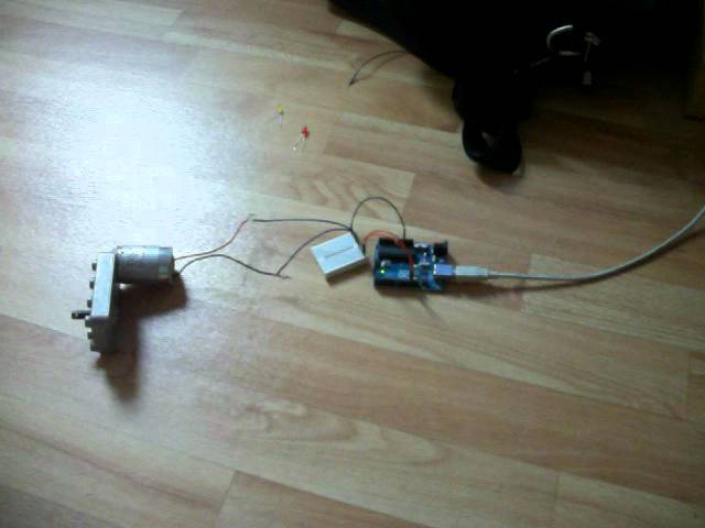 moving a motor with an Arduino
