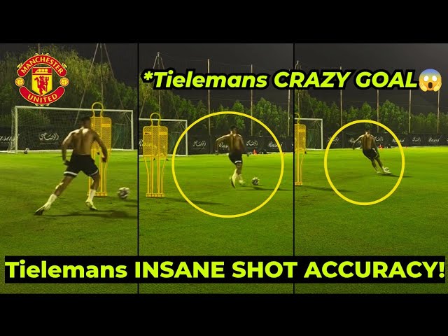 Youri Tielemans CRAZY GOAL in personal SHOOTING training SHOCKS United fans,LOOK AT THIS...