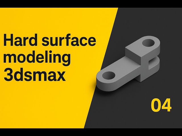 Industrial Hard Surface Modeling in 3ds Max  3D Tutorial Ep 04