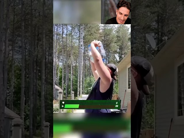 REAL LIFE FORTNIGHT CHUG JUG #shorts