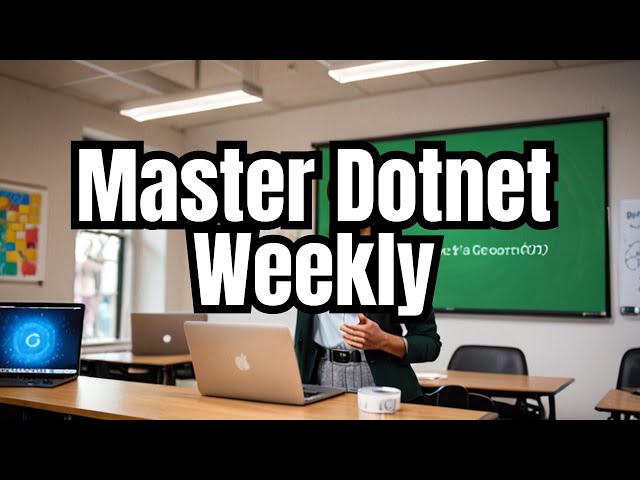Learn dotnet every week - Class 1