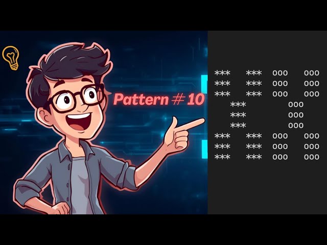 Pattern with Nested Loop # 10 | Programming Fundamentals (C++)