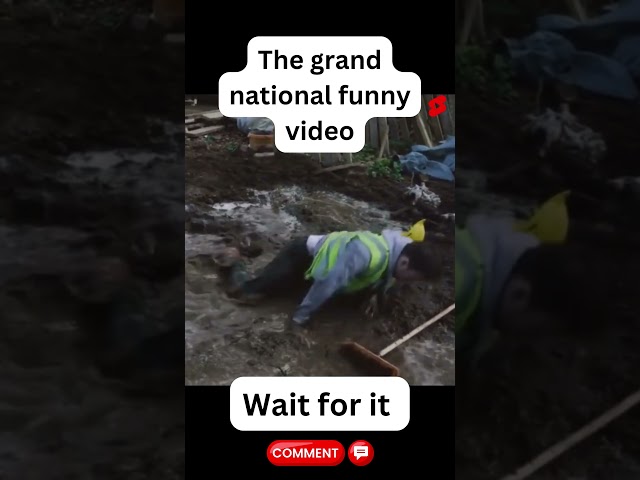 The grand national funny video what an epic fail #shorts #grandnational #horseracing