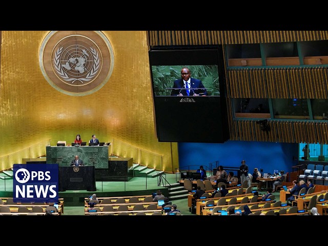 WATCH LIVE: Day 1 of the 2026 United Nations General Assembly