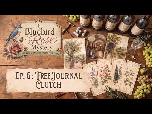 ✨Day 6: The Final Journey | + FREE Junk Journal Clutch | The Bluebird Rose Mystery