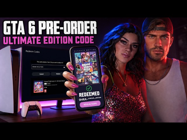How to Get GTA 6 Free Pre-Order 🎮 Redeem Code for PS5 & Xbox 🌴