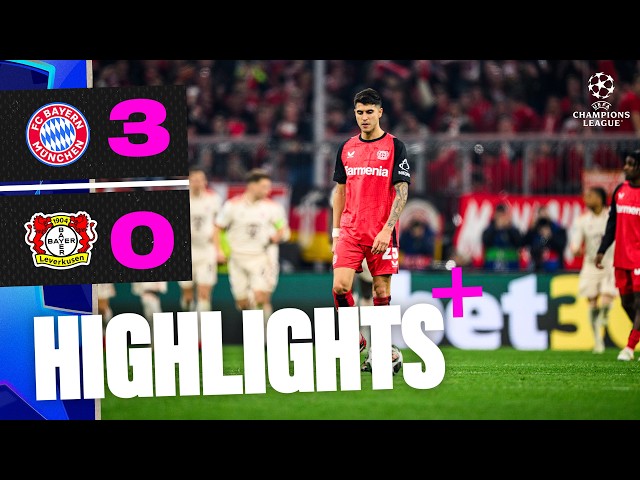 Gebrauchter Tag für Werkself | FC Bayern vs. Bayer 04 | Champions League Achtelfinale | Highlights