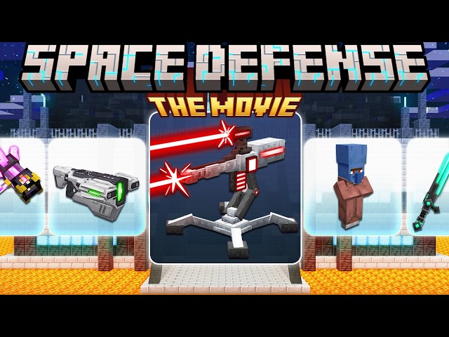 Minecraft SPACE DEFENSE: The Movie