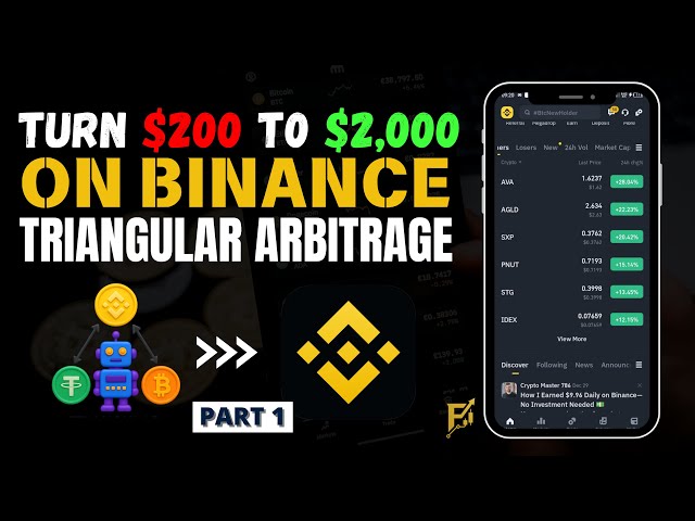 Turning $200 to $2K with Triangular Arbitrage on Binance  - SECRET STRATEGY - PART 1