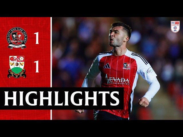 Highlights: Exeter City 1 Barnet 1 (1/9/26) EFL Sky Bet League Two | Exeter City Football Club