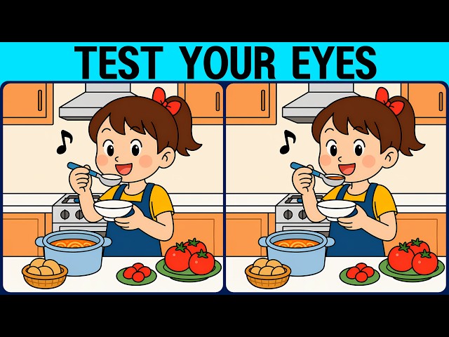 [Spot the Difference Brain Training] The subtle differences will test your attentiveness.