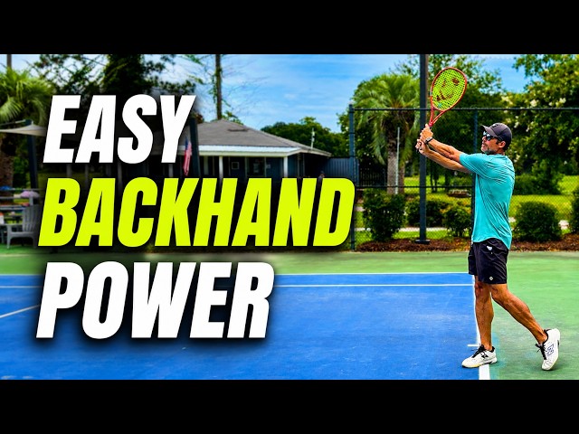 How to Generate More Backhand Power With One Simple Tip