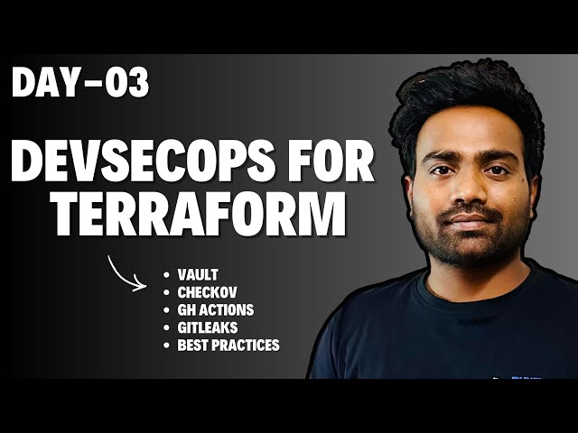 Day-3 | DevSecOps for Terraform in 1 hour.