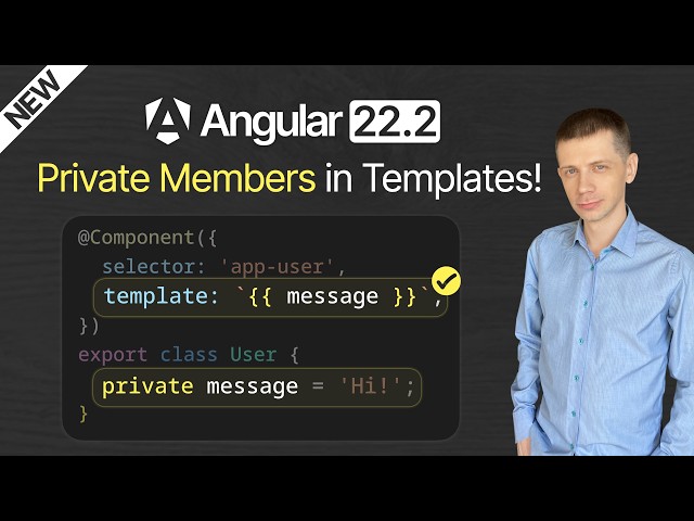Coming in Angular 22.2: Access Private Members in Templates!