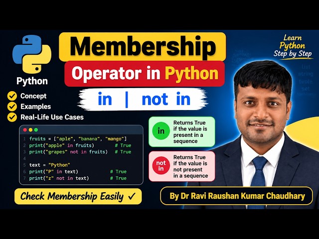 Membership Operators in Python