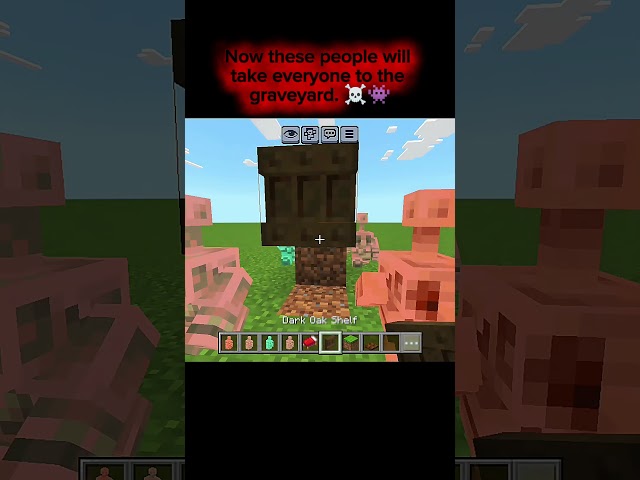 Now these people will take everyone to the graveyard ☠️👾!! #minecraft #viral #video #graveyard