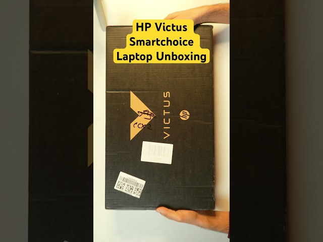 HP Smartchoice Victus Gaming Laptop 💻 Unboxing #hplaptop #laptop #unboxing #unboxingvideo