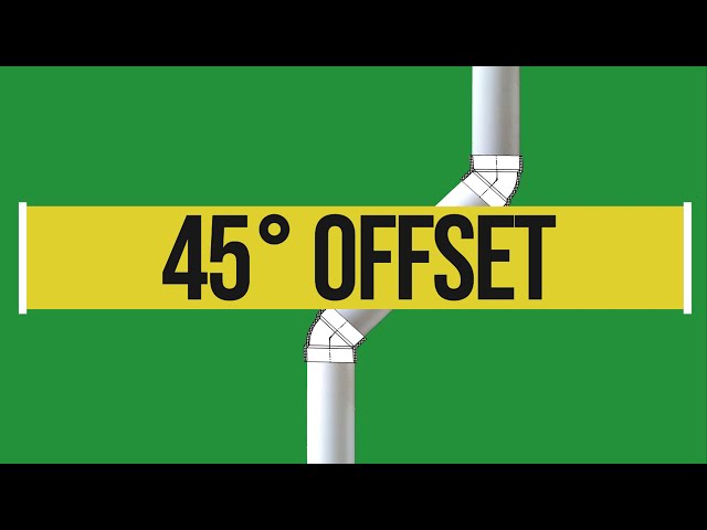 Calculating a 45 degree OFFSET | EASIEST Method Explained For Trades |  2021