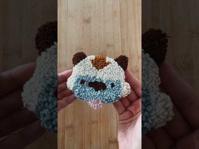 Any #avatarthelastairbender fans here? ✨ #punchneedle #diy