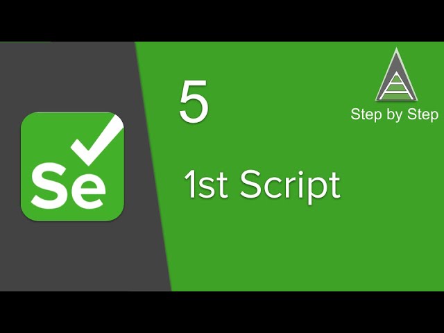 Selenium Beginner Tutorial 5 - How to write first Selenium script (java) - 5 Easy Steps