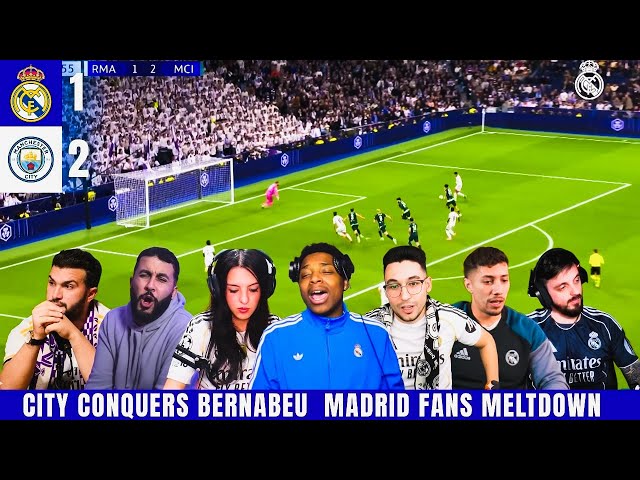 REAL MADRID FANS MELTDOWN! 🤬REALMADRID VS MANCITY REACTIONS | Fan Reactions & Highlights