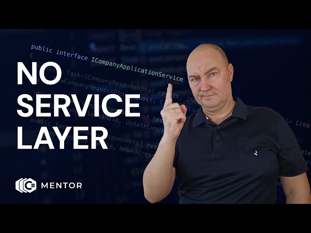 Stop Adding a Service Layer to Every Web API