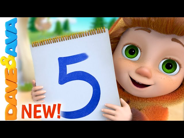🐈  Five Little Kittens | Nursery Rhymes & Counting Songs by Dave and Ava 🐈