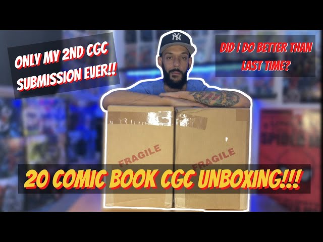 20 MODERN COMIC BOOK CGC UNBOXING !!! | HOW DID I DO? | MCU SPEC
