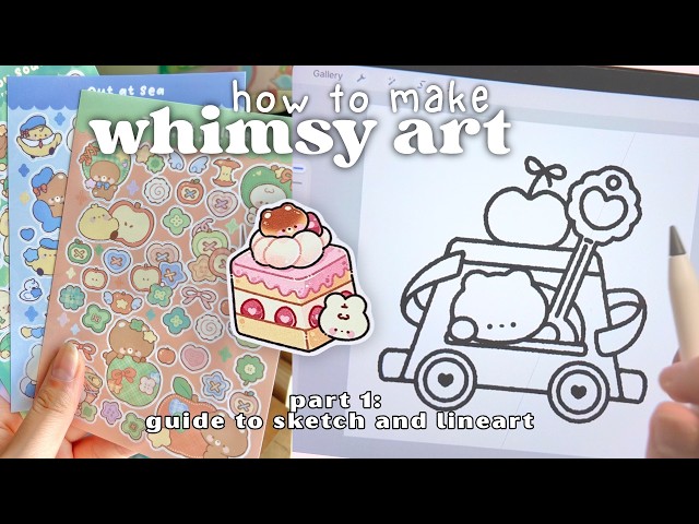 guide to clean and perfect lineart: sharing my favorite sketching and lineart tips on Procreate ꣑ৎ✿