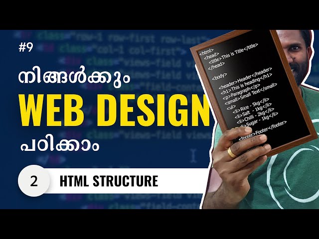 Part 2 | HTML Structure Malayalam | HTML Malayalam Tutorial For Beginners | Web Diary