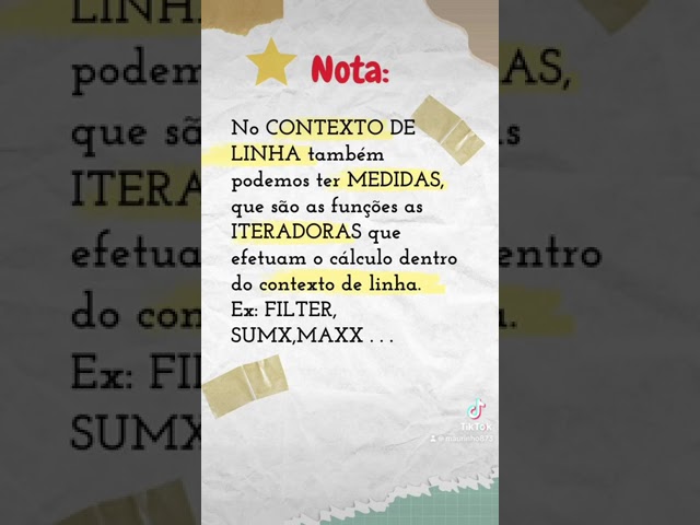 Power BI - Contextos de Filtro e Linha