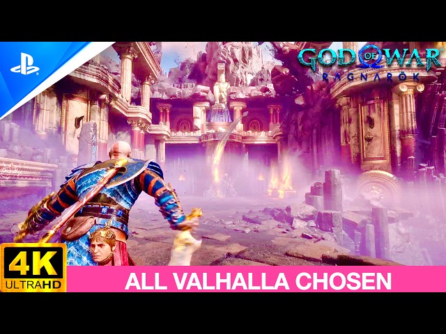 ALL VALHALLA CHOSEN God of War Ragnarok Valhalla #godofwar #godofwarragnarok #kratos #action #gamer