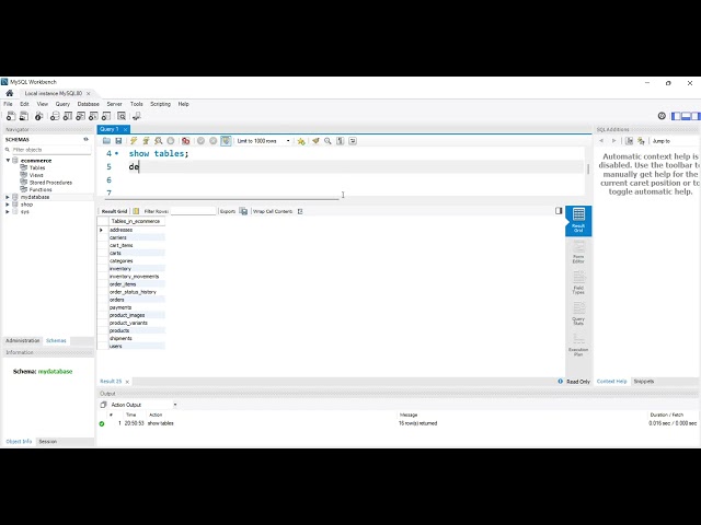 Analyze business data with SQL.