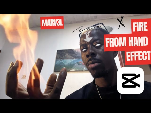 HOW TO CREATE FIRE HAND EFFECT USING CAPCUT