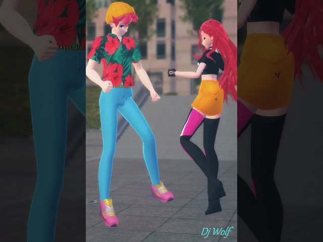 [MMD x Kpop Demon Hunters] Tik tok faded shuffle dance {Abby x Mira} #kpopdemonhunters #mmd