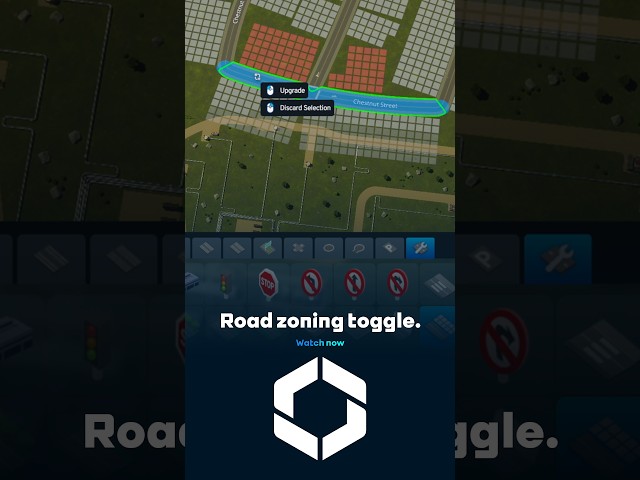 Road zoning toggle. | Update showcase week.